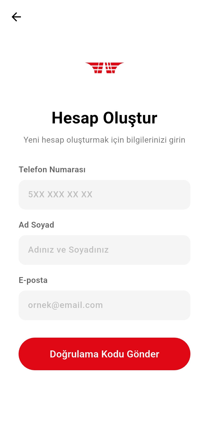 Velox Taxi hedef adres seçim ekranı